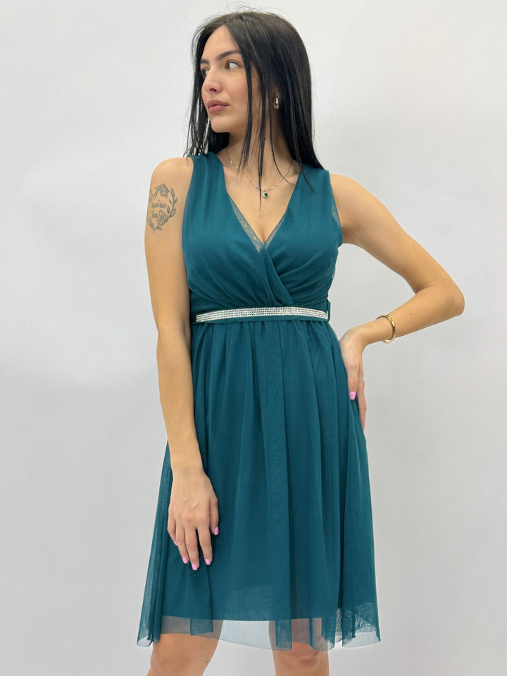 Emma & Rose Cape Town Giorgia flowing dress in fuchsia, elegant abiti with a lightweight, flowing fabric and stylish design.