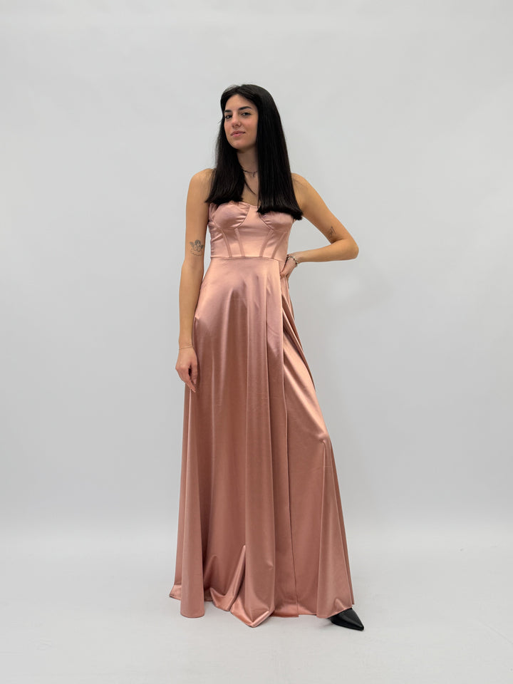 Fuchsia Vanessa™ flowing dress by Emma & Rose Cape Town, lightweight abiti with elegant drape and vibrant color.