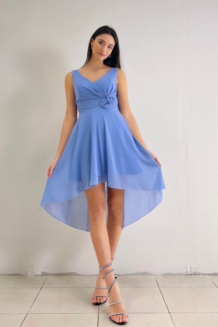 Green Moana™ flowing dress by Emma & Rose Cape Town, lightweight fabric with a loose fit, perfect for warm weather.