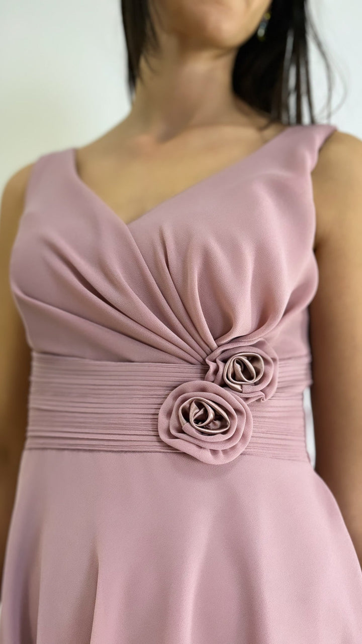 Green Moana™ flowing dress by Emma & Rose Cape Town, lightweight and elegant for special occasions or casual wear.