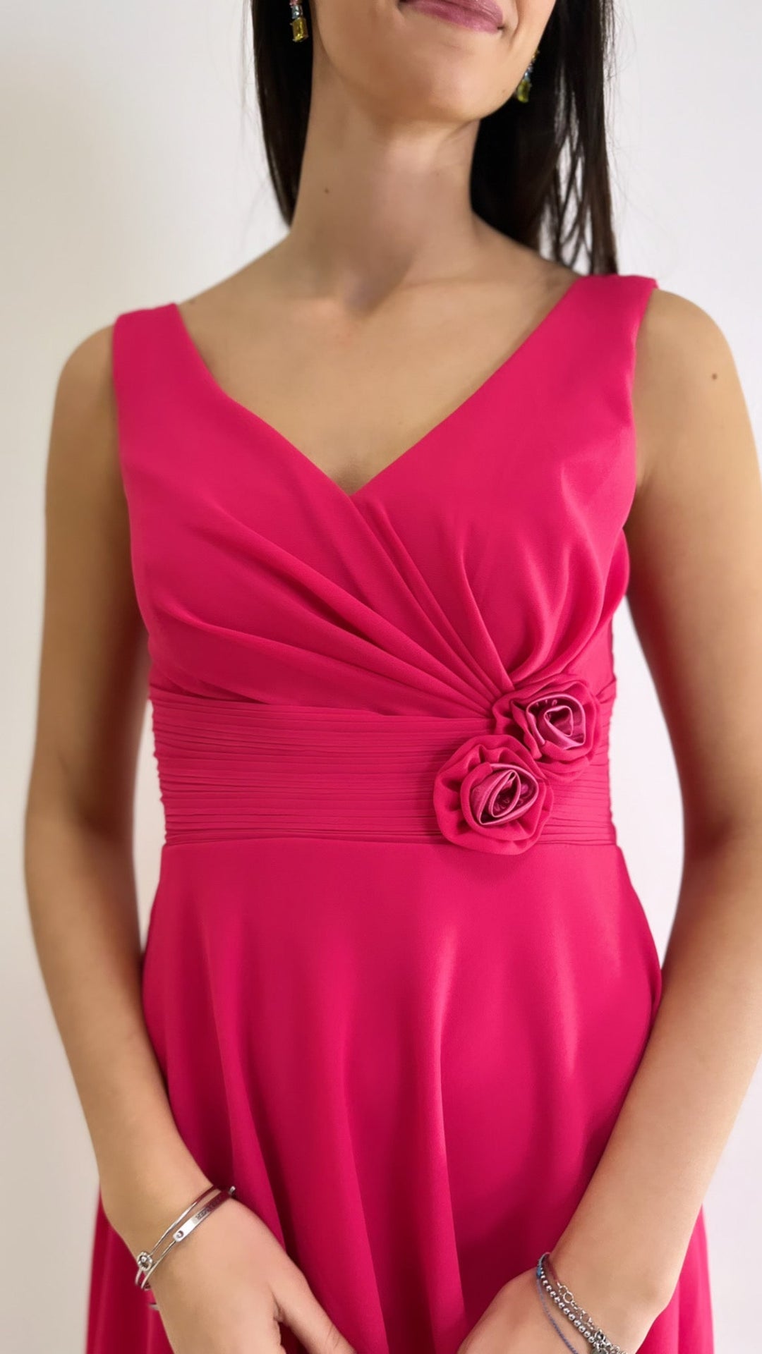 Green Moana™ flowing dress by Emma & Rose Cape Town, lightweight fabric and elegant design, perfect for warm weather.