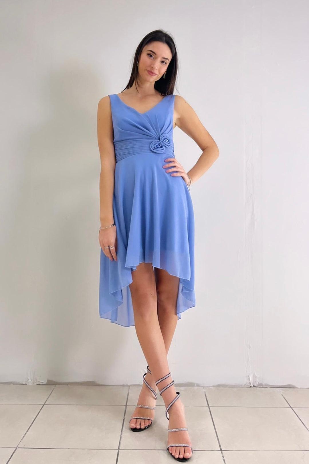 Green Moana™ flowing dress by Emma & Rose Cape Town, lightweight fabric with a relaxed fit and ocean-inspired design.