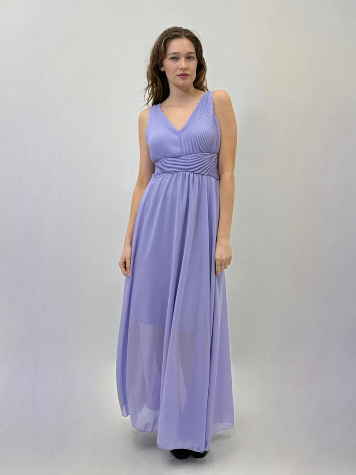 Light blue Daniëlle Dalila dress by Emma & Rose Cape Town, elegant abiti with flowing fabric and stylish design.