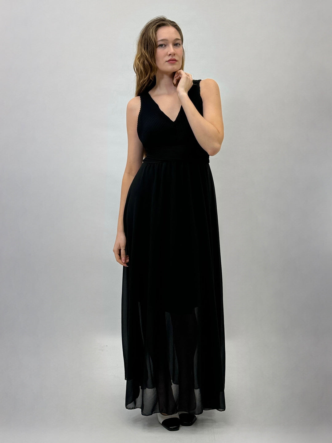 Light blue Daniëlle™ Dalila dress by Emma & Rose Cape Town, elegant abiti with flowing fabric and stylish design.