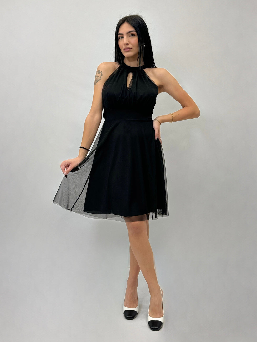 Light blue Greta™ Short Marisa Dress by Emma & Rose Cape Town, stylish abiti with a relaxed fit and elegant design.