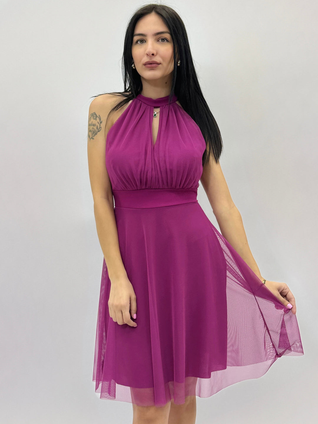 Light blue Greta™ Short Marisa Dress by Emma & Rose Cape Town, stylish abiti with a flattering fit and elegant design.