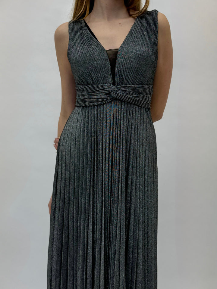 Light blue Selina™ flowing dress by Emma & Rose Cape Town, shown on a model highlighting its elegant, lightweight fabric.