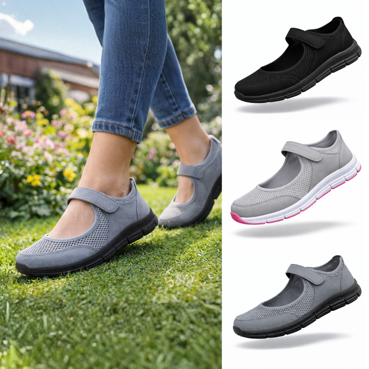 Xenia™ Emma & Rose Cape Town orthopedic plus shoes featuring a comfortable design and supportive structure in neutral tones.