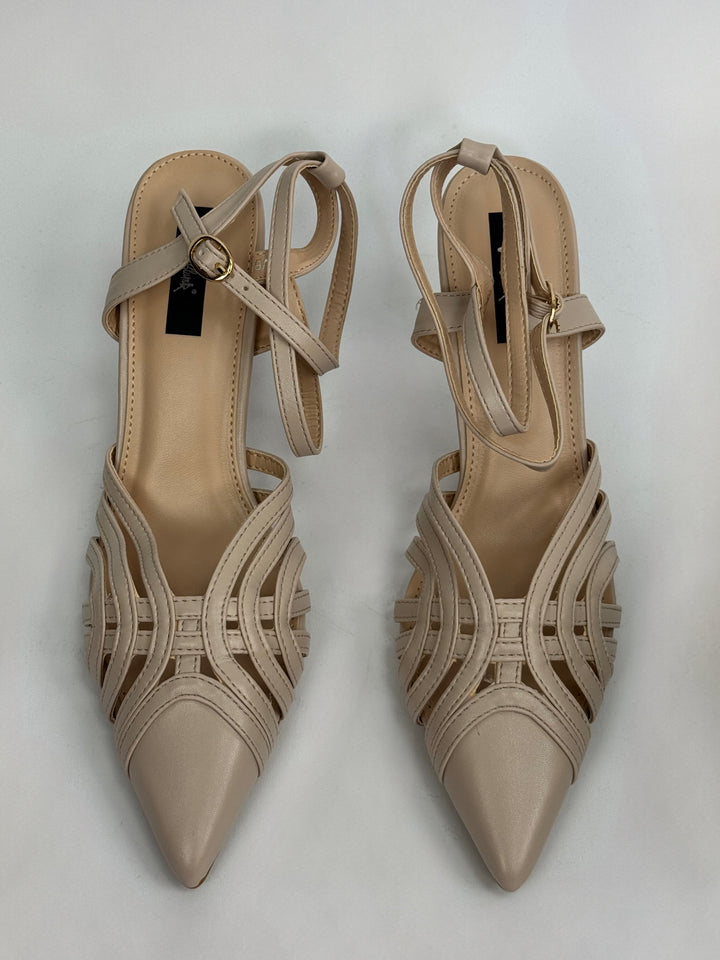 Black Ella™ Chic Sandals by Emma & Rose Cape Town, showing stylish open-toe design with ankle straps and block heels.