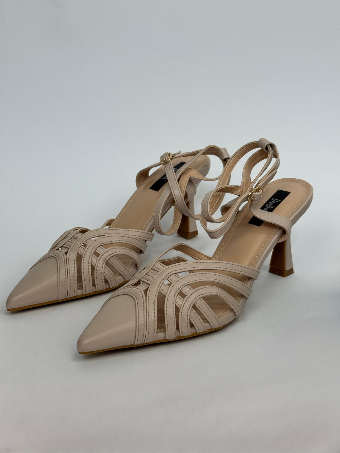 Black Ella™ chic sandals from Emma & Rose Cape Town featuring stylish straps and a comfortable flat sole.