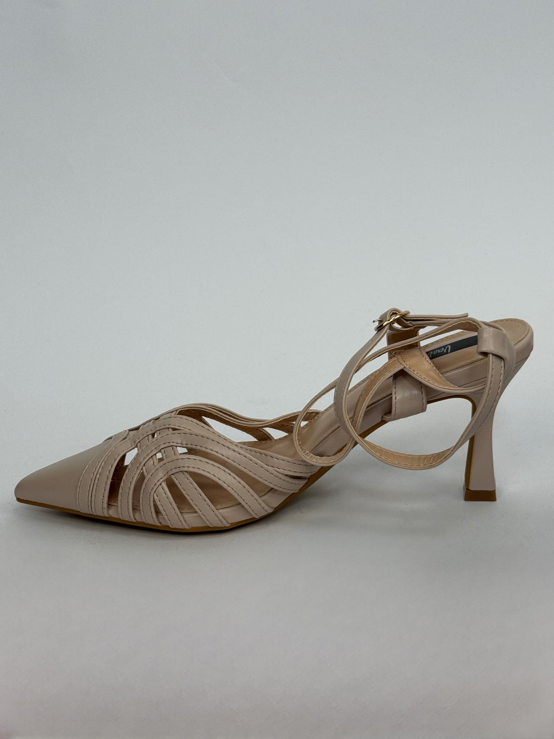Black Ella™ chic sandals by Emma & Rose Cape Town, featuring stylish straps and a comfortable flat sole.