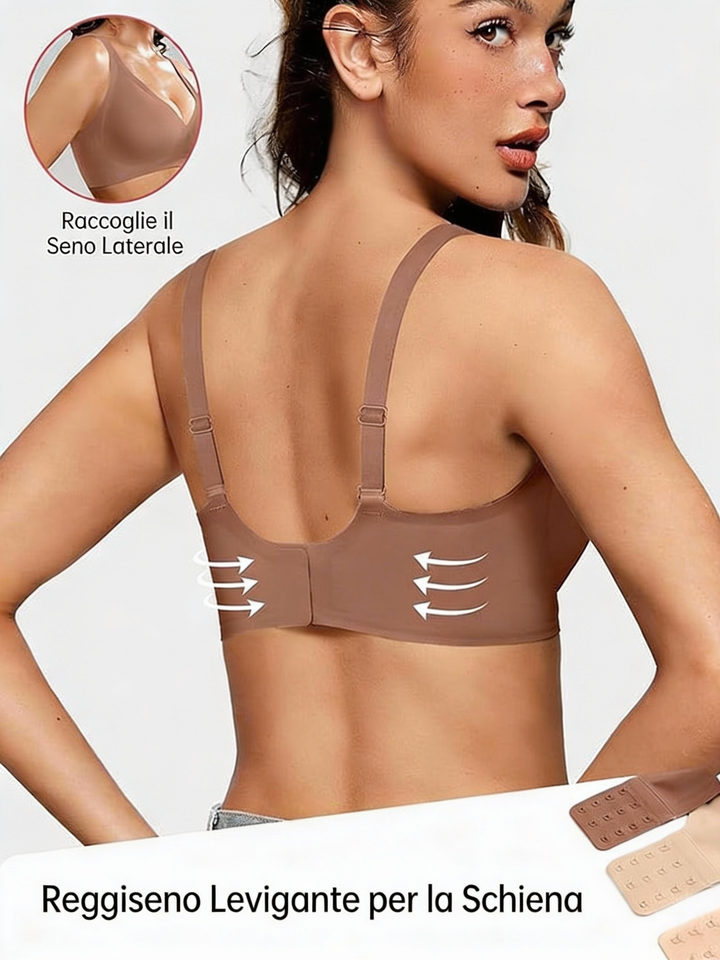 Black cloud-shaped bra without underwire by Emma & Rose Cape Town, featuring soft, seamless design for comfortable wear.