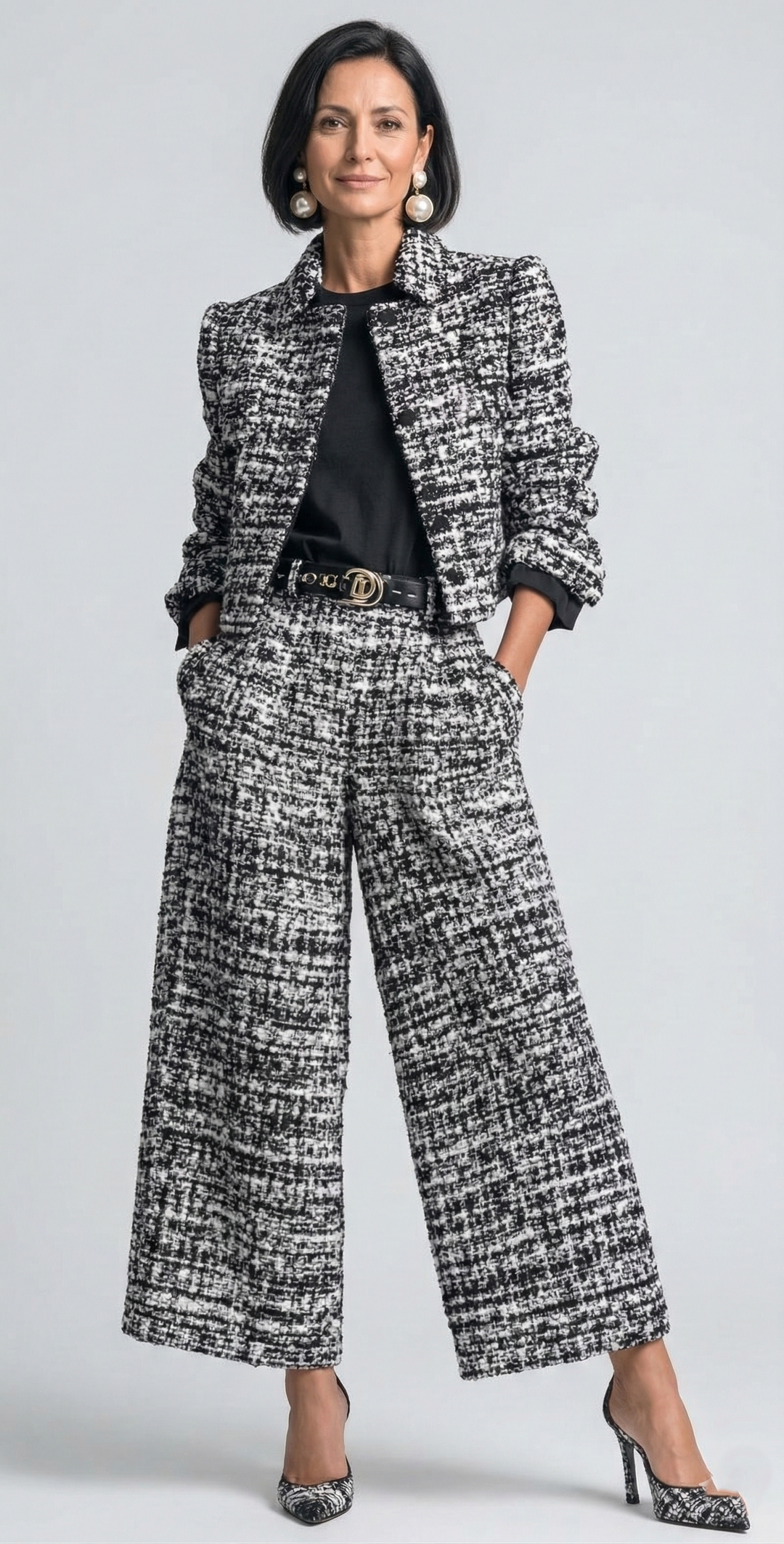 Emma & Rose Cape Town Lucía set featuring a sophisticated black and versatile fashion ensemble, perfect for elegant occasions.