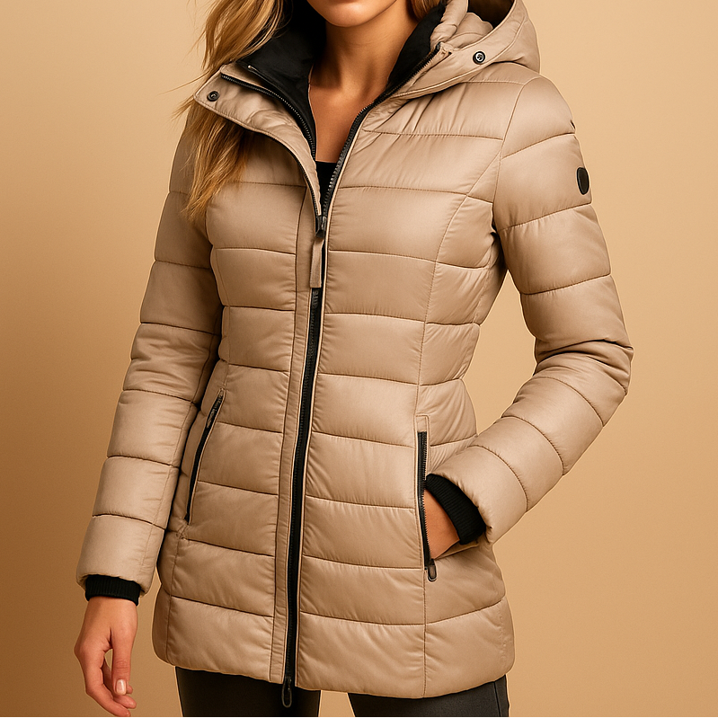 Black Saedi™ Elegant Jacket by Emma & Rose Cape Town, stylish tailored women's outerwear with a sleek fit.