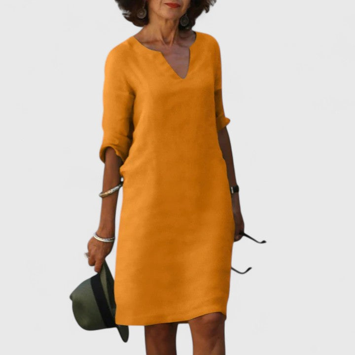 Taylor™  |  Comfortable V-neck Dress