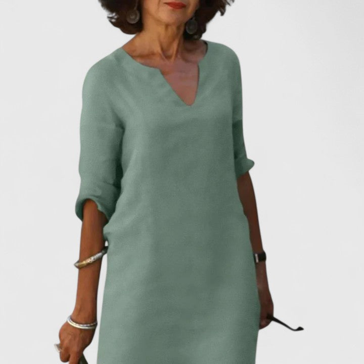 Taylor™  |  Comfortable V-neck Dress
