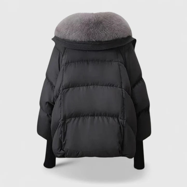 Black Zya™ comfortable jacket by Emma & Rose Cape Town, featuring a cozy fit and stylish design.