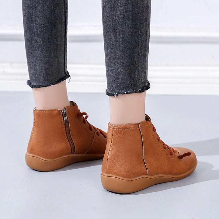 Blue Zelda Texas women's boots by Emma & Rose Cape Town featuring stylish design and comfortable Ortopress sole.