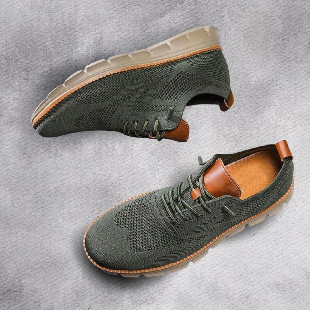 Blue Odette™ breathable mesh sneaker by Emma & Rose Cape Town, showing lightweight design and comfortable fit.