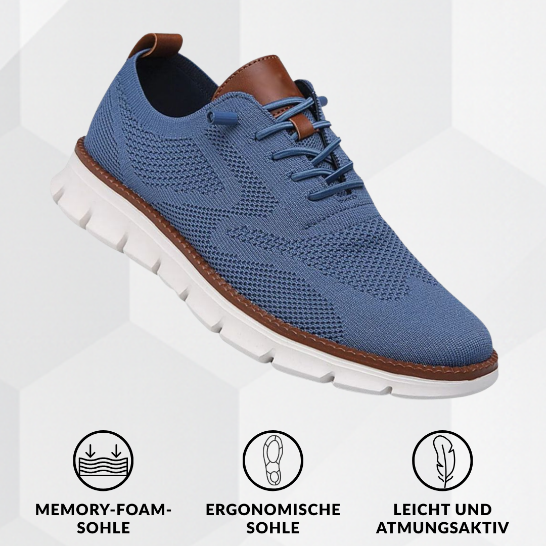 Emma & Rose Cape Town Odette breathable mesh sneaker in blue, showcasing lightweight design and comfortable athletic style.
