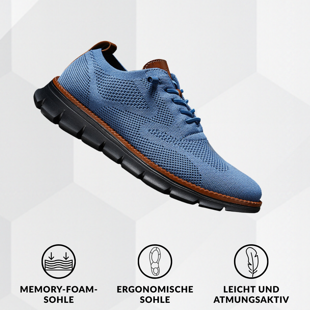 Emma & Rose Cape Town Odette breathable mesh sneaker in blue, showcasing lightweight design and comfortable fit.