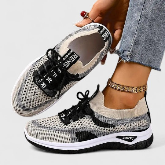 Blue Koralyn™ orthopaedic sneakers by Emma & Rose Cape Town, showing cushioned sole and supportive design for comfort.
