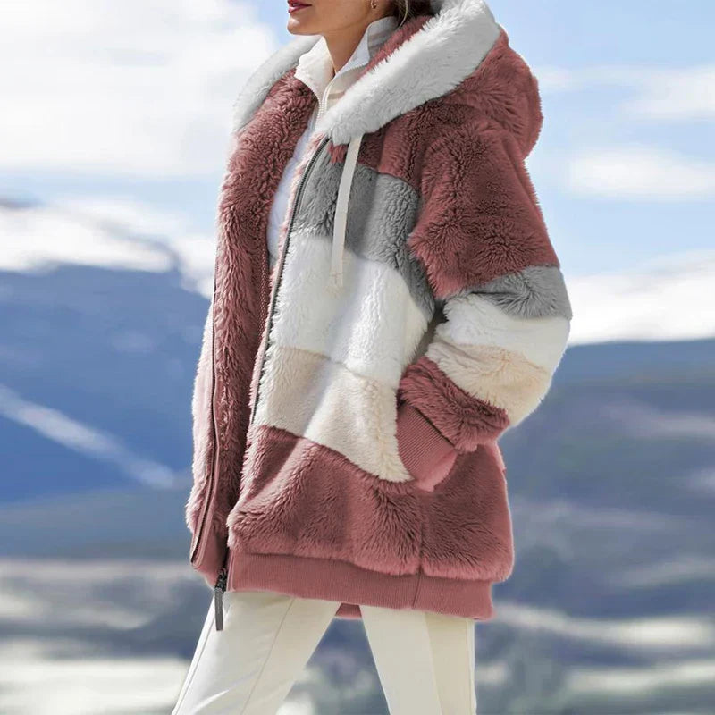 Keithy™ comfortable blue striped jacket by Emma & Rose Cape Town, shown in a relaxed fit with soft fabric and stylish design.