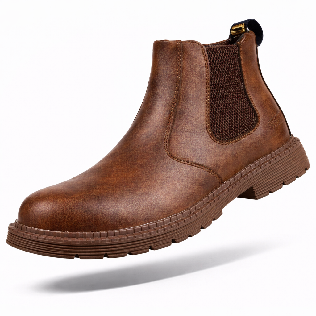 Vera™ indestructible men's boots by Emma & Rose Cape Town, durable leather boots with rugged design and sturdy soles.