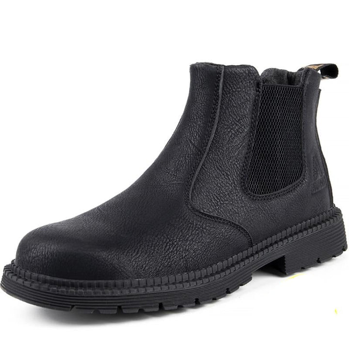 Emma & Rose Cape Town Vera™ indestructible men's boots, durable leather footwear with sturdy soles on a plain background.