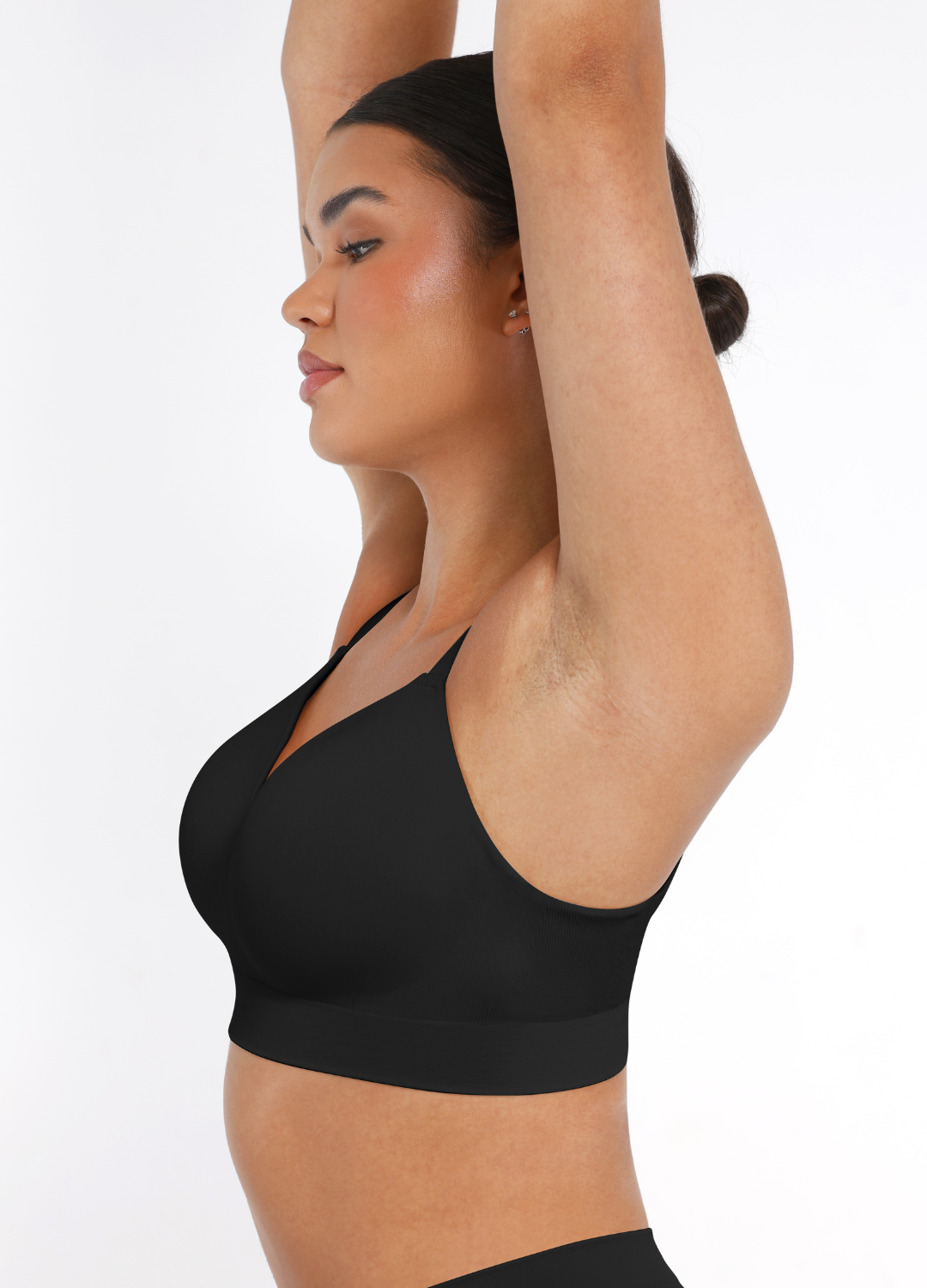Black Emma & Rose Cape Town Everyday Comfort Bra with soft fabric and supportive design, ideal for daily wear.