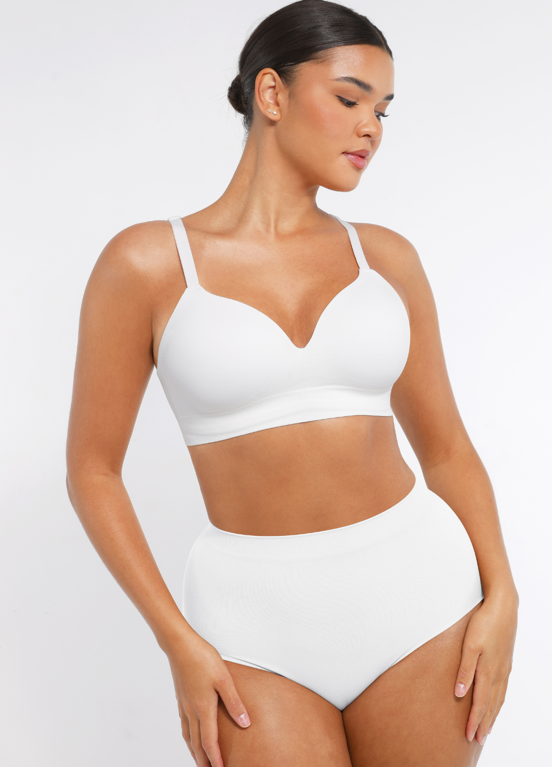 Black Emma & Rose Cape Town Everyday Comfort Bra with soft cups and adjustable straps, designed for all-day wear.
