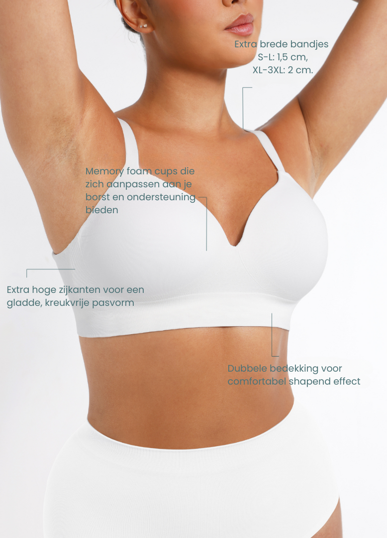 Black Emma & Rose Cape Town everyday comfort bra with supportive cups and adjustable straps for all-day wear.