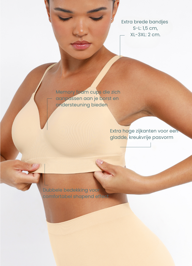 Black Emma & Rose Cape Town everyday comfort bra with soft fabric and supportive design, perfect for daily wear.