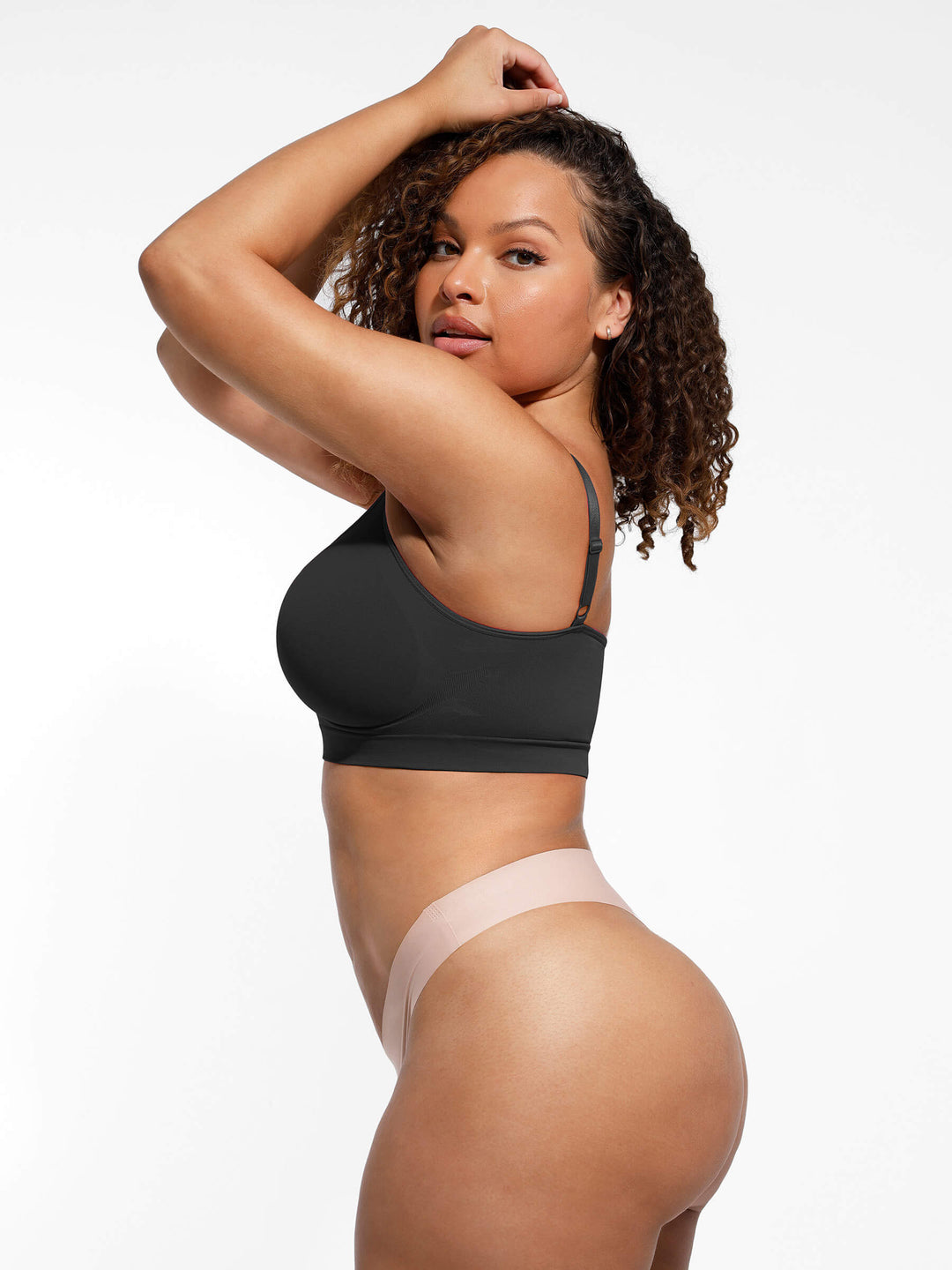 Pink Amy seamless shaping bra by Emma & Rose Cape Town, featuring smooth, supportive fabric and adjustable straps.