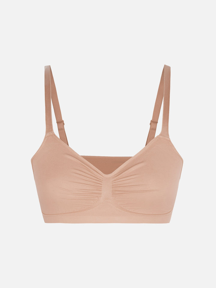 Pink Amy seamless shaping bra by Emma & Rose Cape Town, featuring smooth fabric and supportive design for everyday comfort.