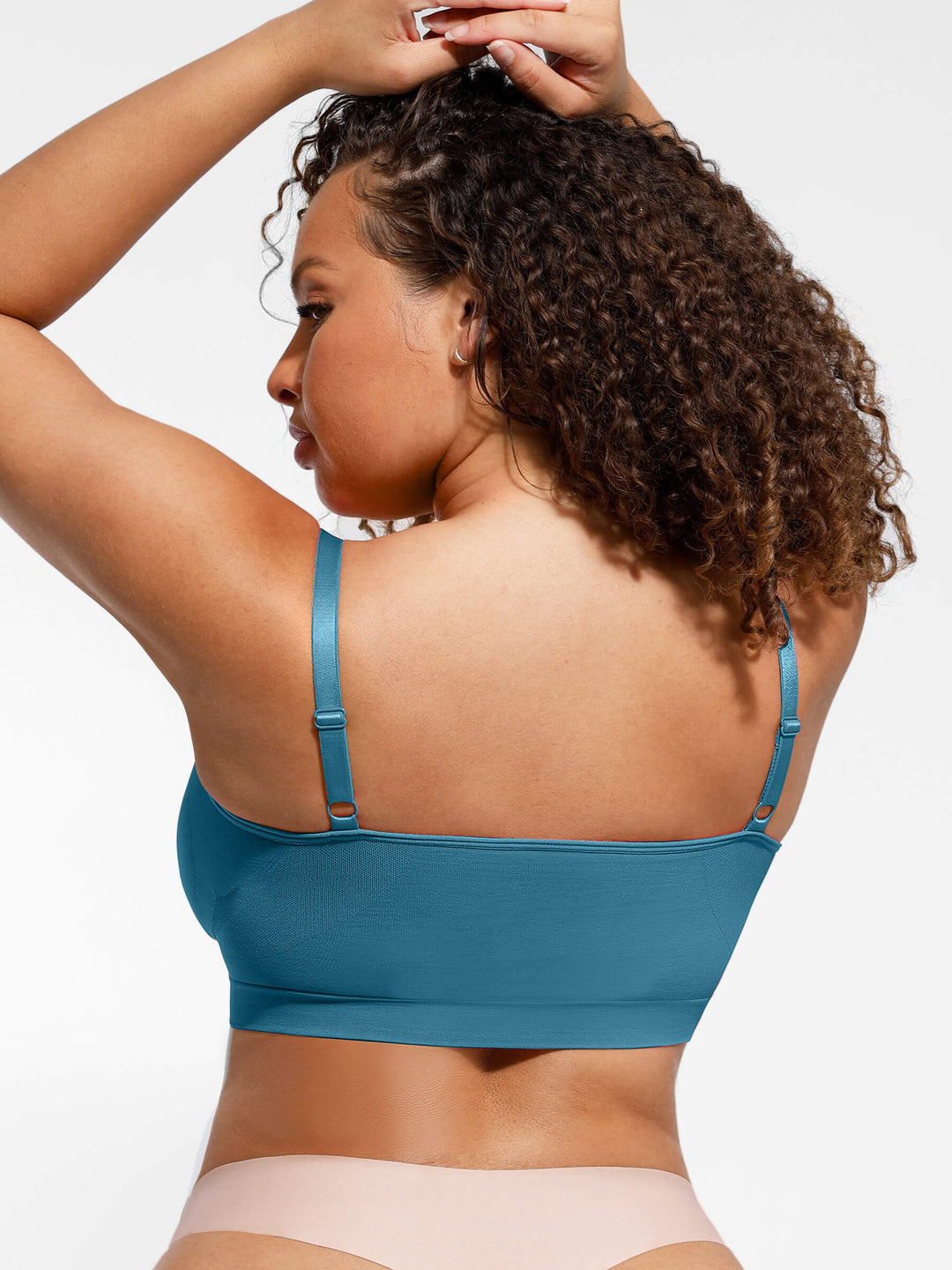 Pink Amy Seamless Shaping Bra by Emma & Rose Cape Town, front view showing smooth fabric and supportive design.