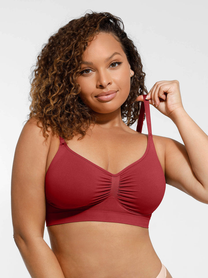 Pink Amy Seamless Shaping Bra by Emma & Rose Cape Town, soft fabric with smooth, supportive fit and underwire design.