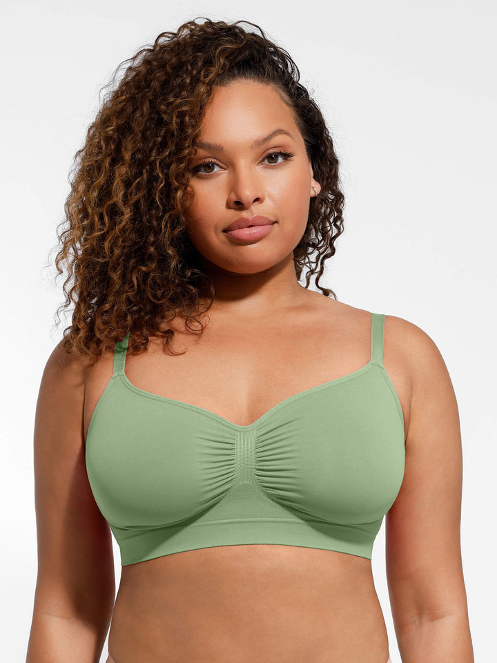 Pink Amy seamless shaping bra by Emma & Rose Cape Town, featuring smooth fabric and supportive design.