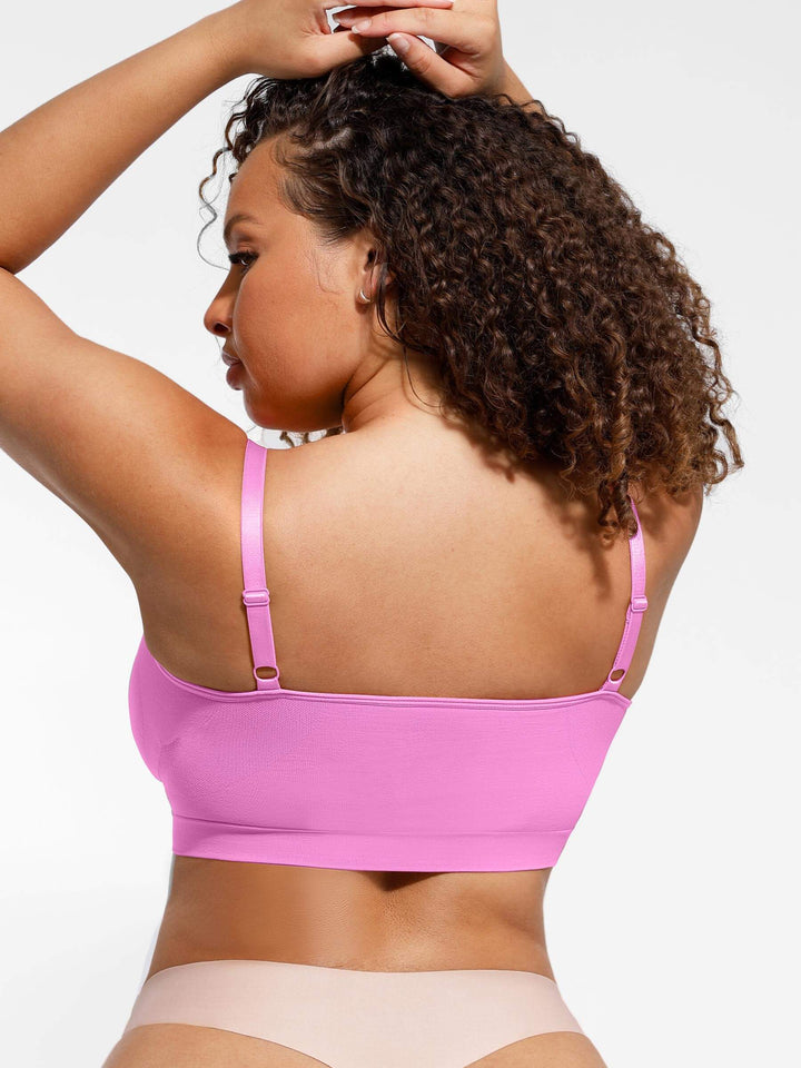 Pink Amy seamless shaping bra by Emma & Rose Cape Town, with smooth cups and supportive design for everyday comfort.