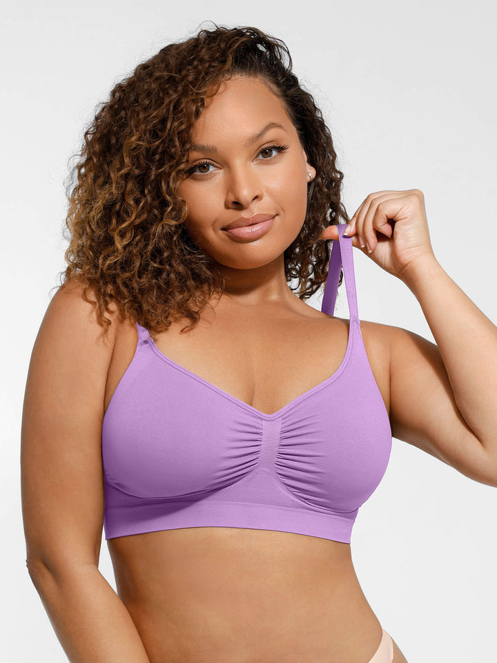 Pink Amy seamless shaping bra by Emma & Rose Cape Town, featuring smooth cups and supportive design for everyday wear.