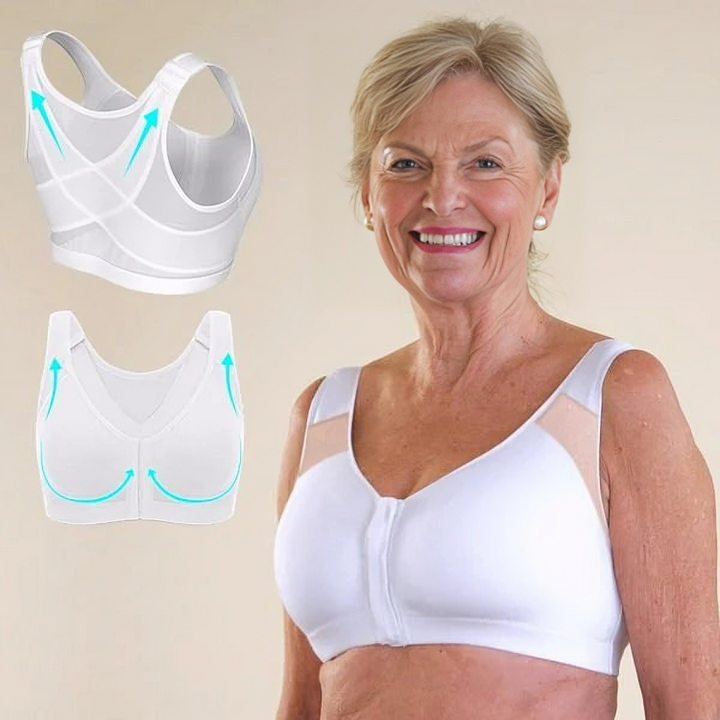 Black Elsa™️ underwire free support bra by Emma & Rose Cape Town, featuring comfortable, wire-free design for everyday wear.