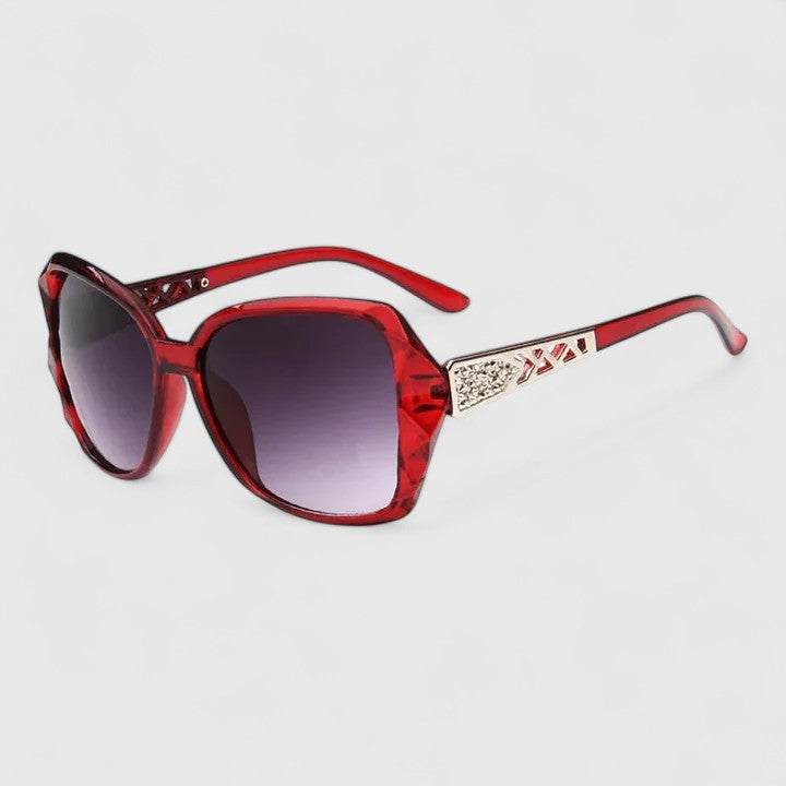 Emma & Rose Cape Town Avalynne™ sophisticated sunglasses with champagne-colored frames and stylish lenses, ideal for a chic look.