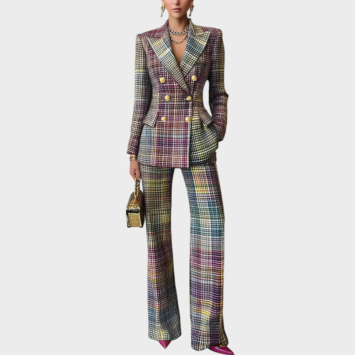 Haily™  |  Colourful Print Suit Set