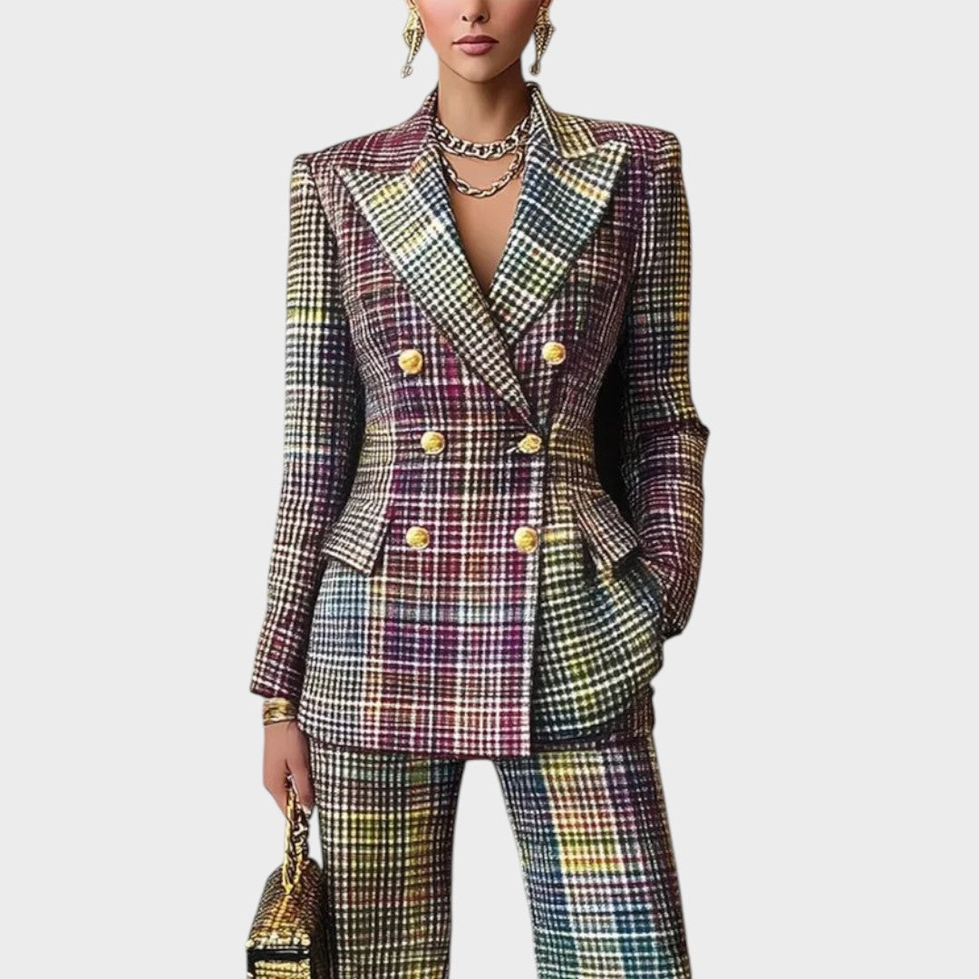 Haily™  |  Colourful Print Suit Set