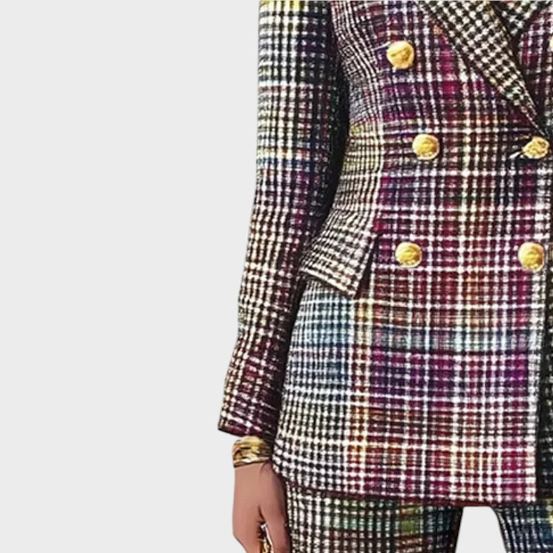 Haily™  |  Colourful Print Suit Set