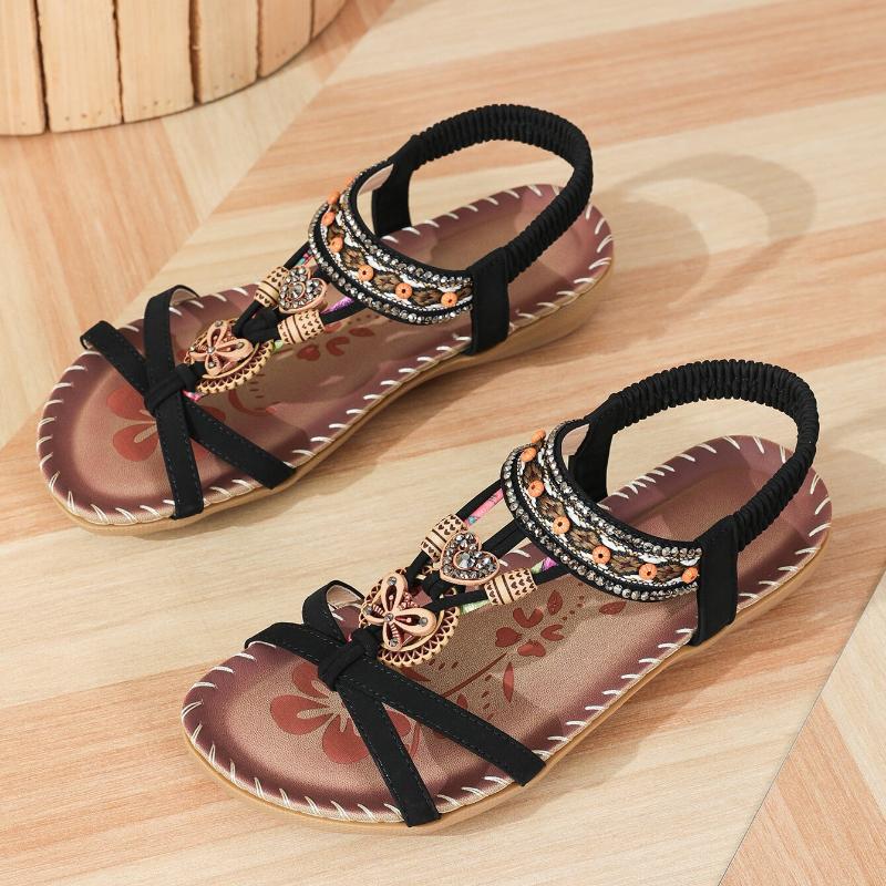 Dark green Lola™ orthopedic sandals by Emma & Rose Cape Town with cushioned footbed and supportive design for comfortable wear.