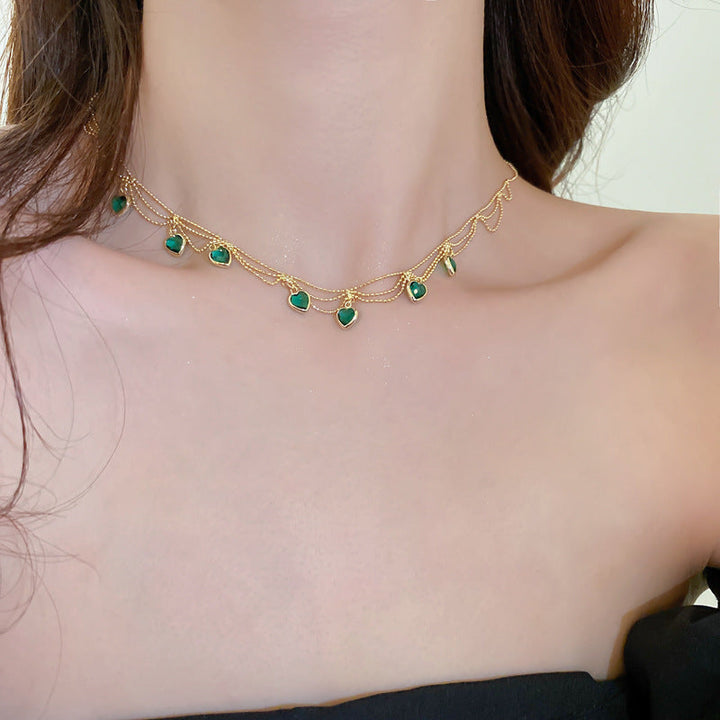 Emma & Rose Cape Town Heart Radiant Necklace featuring a delicate pendant on a fine chain.