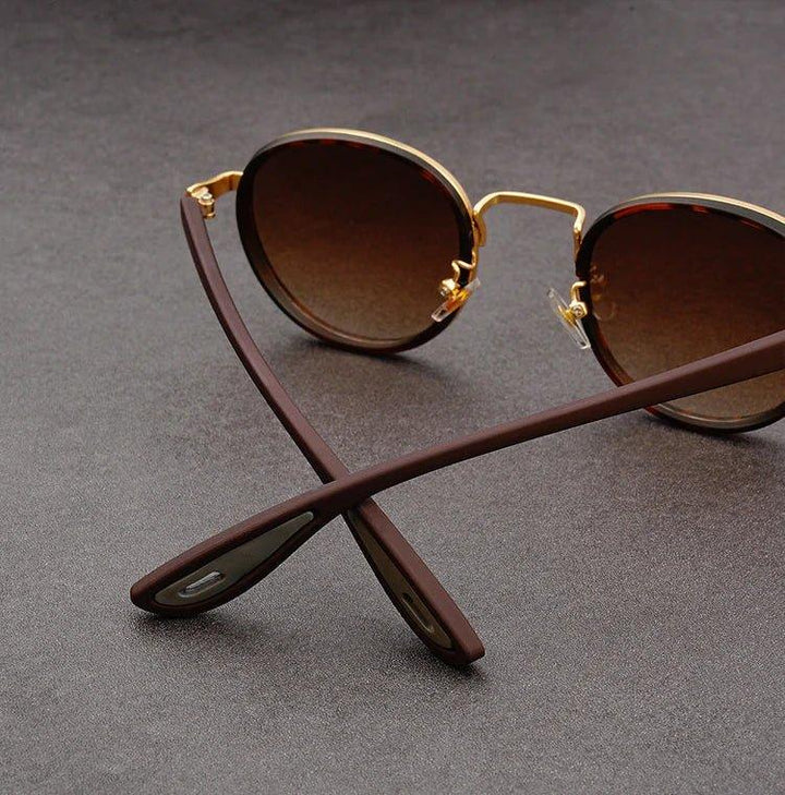 Emma & Rose Cape Town Carson Rift Shades with desert-inspired frames and tinted lenses, stylish eyewear for outdoor wear.