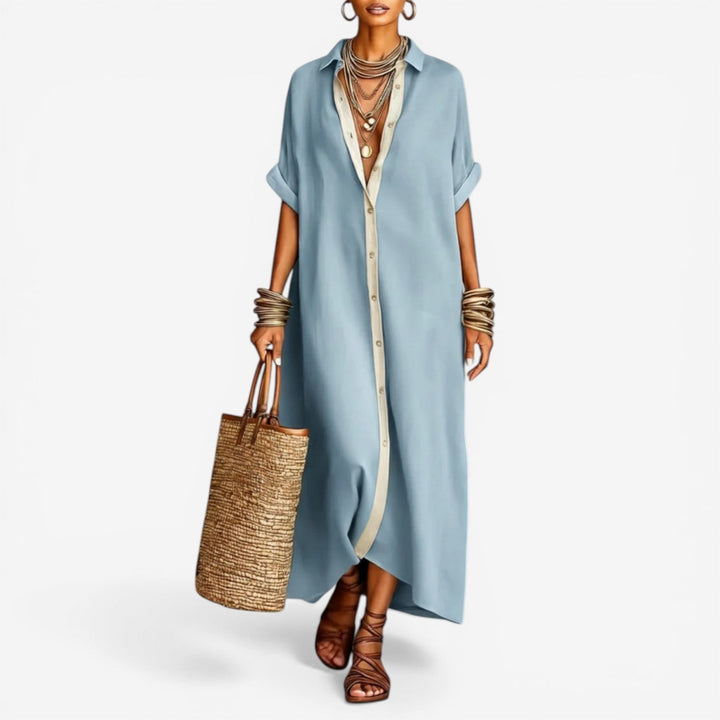 Elysia™  |  Effortless Shirt Dress