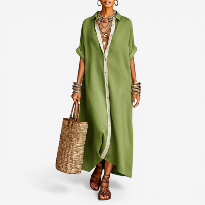 Elysia™  |  Effortless Shirt Dress